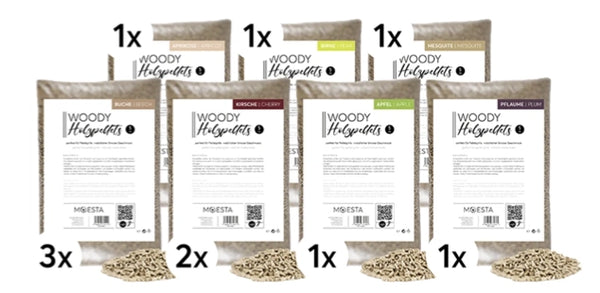 Ultimate Pellets Bundle - 50kg – 7 Varieties Hardwood Pellets