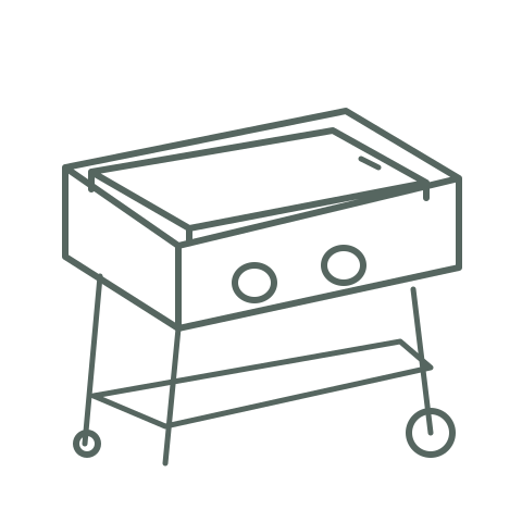 Skizze Flat Top Grill