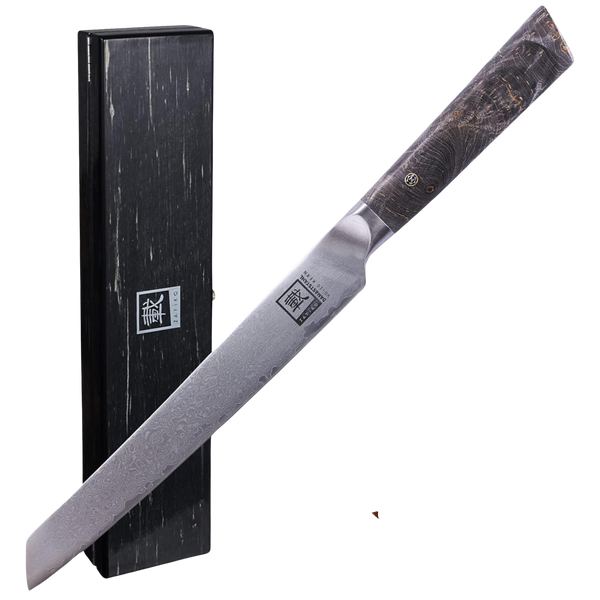 Carving Knife Shoto 20 cm – Slicing Knife - Damascus Steel