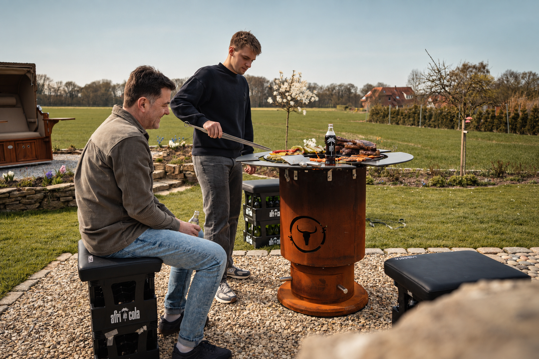 Der beste Platz am Grill: Wie aus einer Getränkekiste dein Lieblingsplatz wird