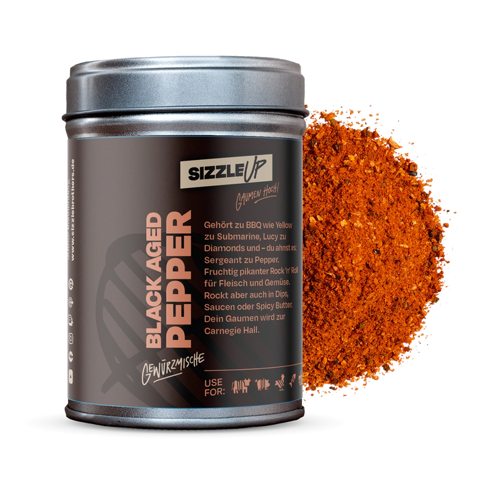 SizzleUp Black Aged Pepper – Gereifte Pfeffermischung