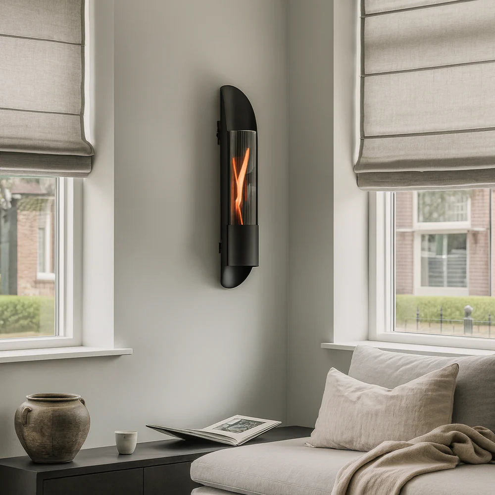 Cycloflame Wall – Stilvoller Wandkamin mit wirbelnder Flamme