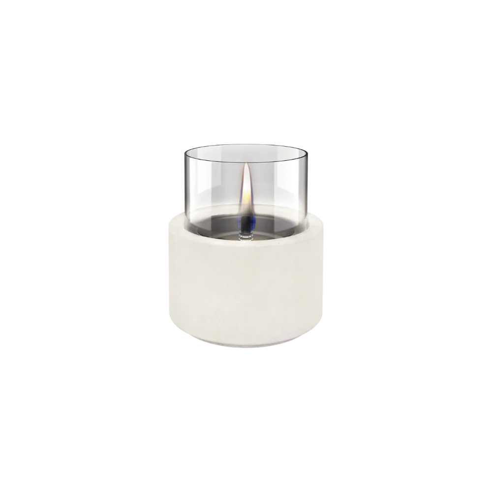 Tenderflame Lotus 12 – Design-Tischfeuer aus Beton & Keramik