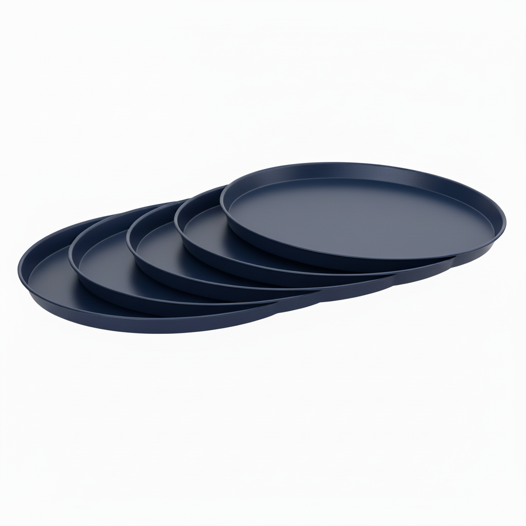 ALFREDO Pizzablech 5er Set – ohne Schrift