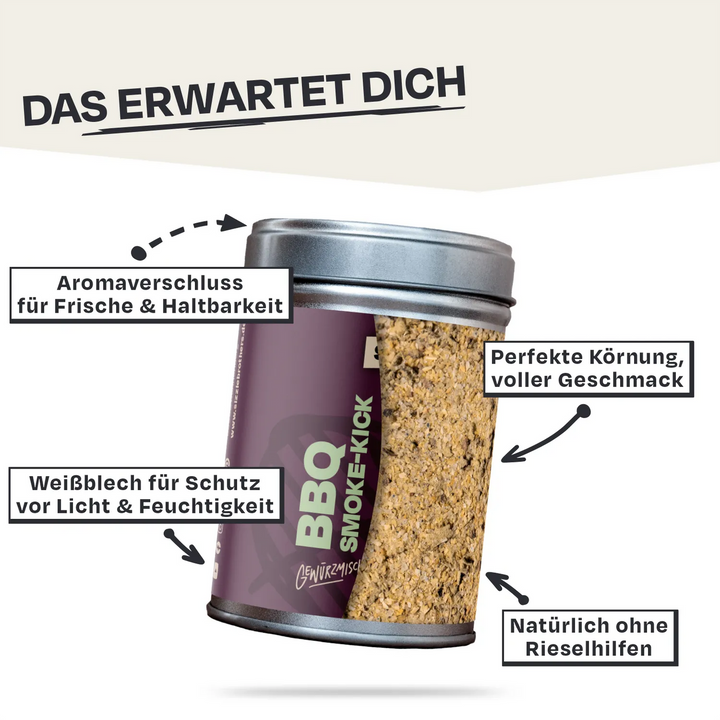 SizzleUp Smoke – Rauchige BBQ-Gewürzmischung