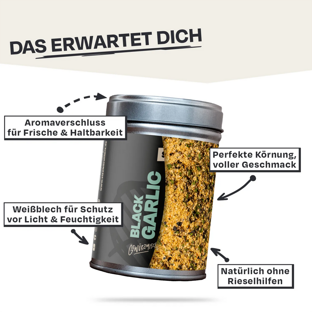 SizzleUp Black Garlic – Aromatische BBQ-Gewürzmischung