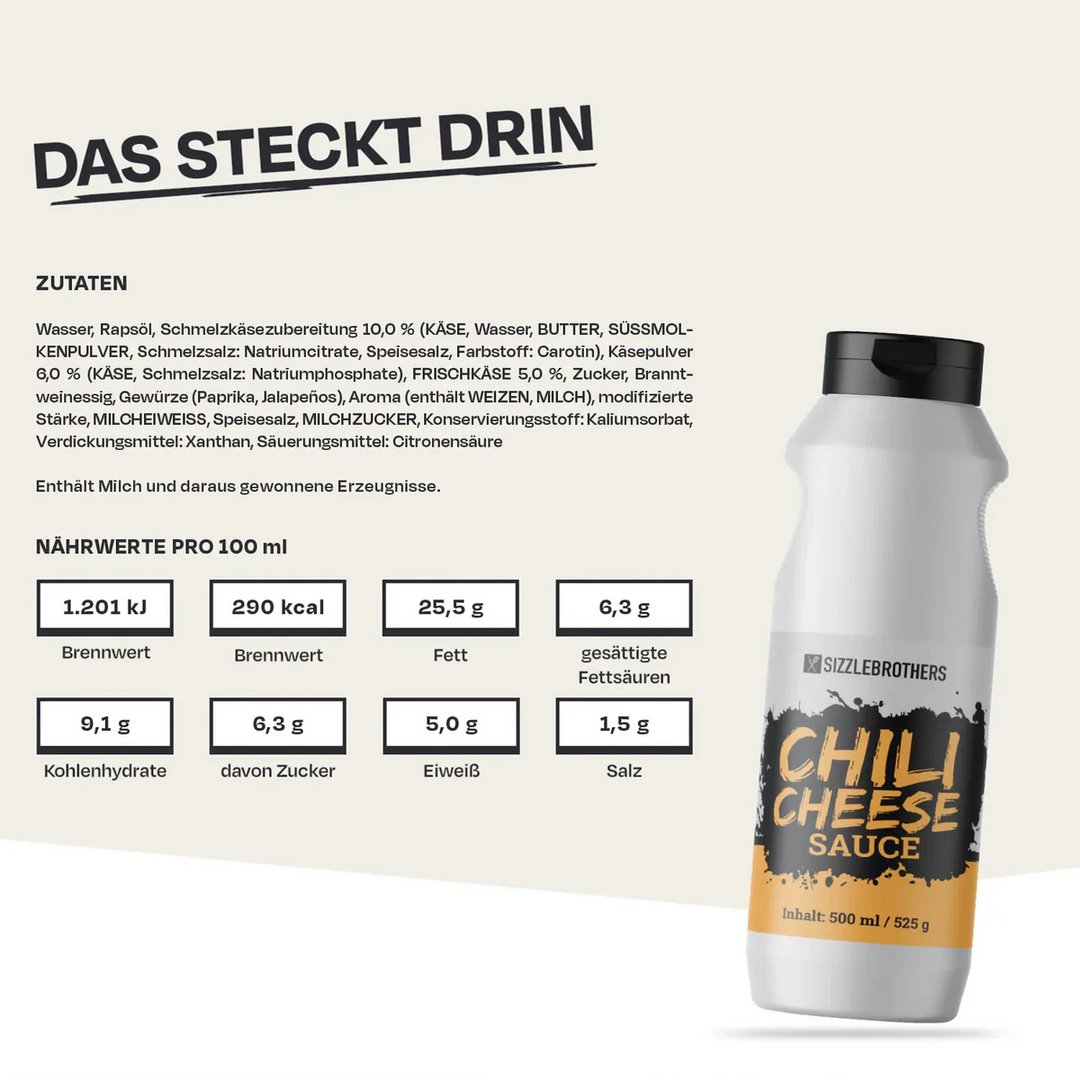 Chili Cheese Sauce – cremig-scharfer Käsegenuss für Burger & Fries