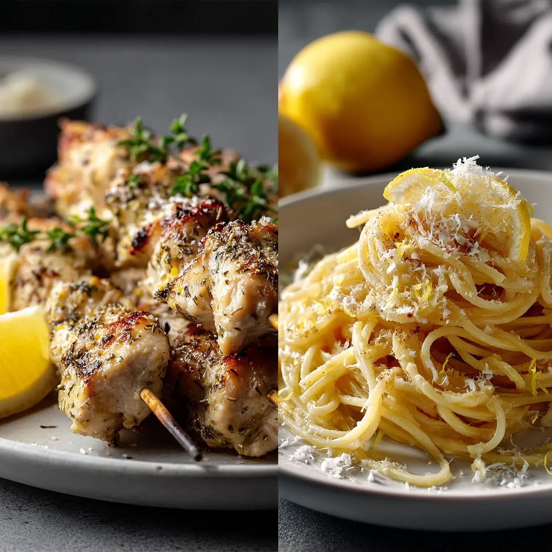 Fresh Lemon Grillmarinade - würzige Zitrusmarinade für Fisch, Geflügel & Gemüse