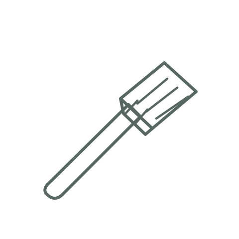 Skizze Grillpinsel