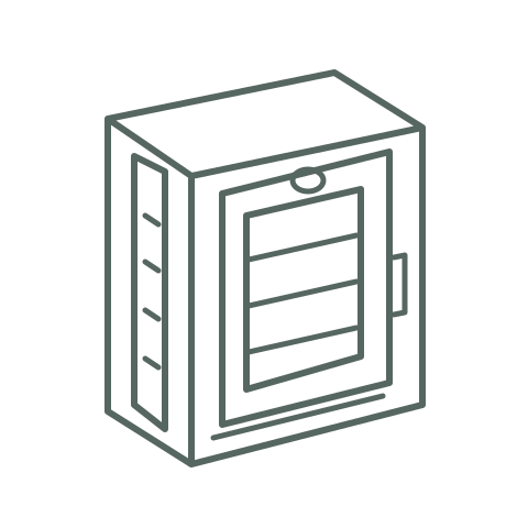 Skizze Isolierter Smoker