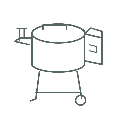 Skizze Pelletgrill