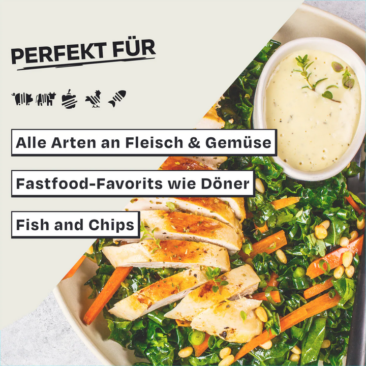 Cremige Knoblauch Sauce – Der Klassiker für Burger, Fleisch & Grillgemüse