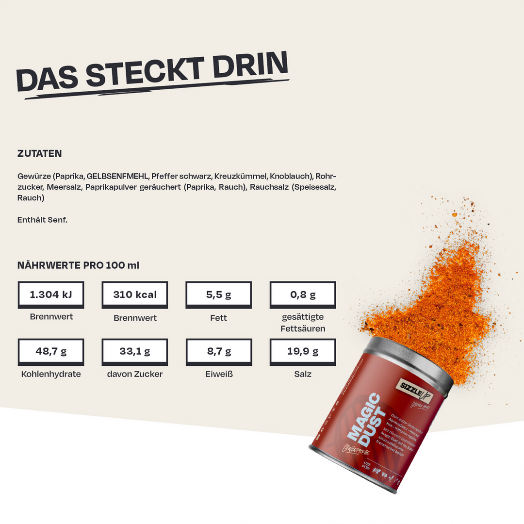 SizzleUp Magic Dust – BBQ-Gewürzmischung