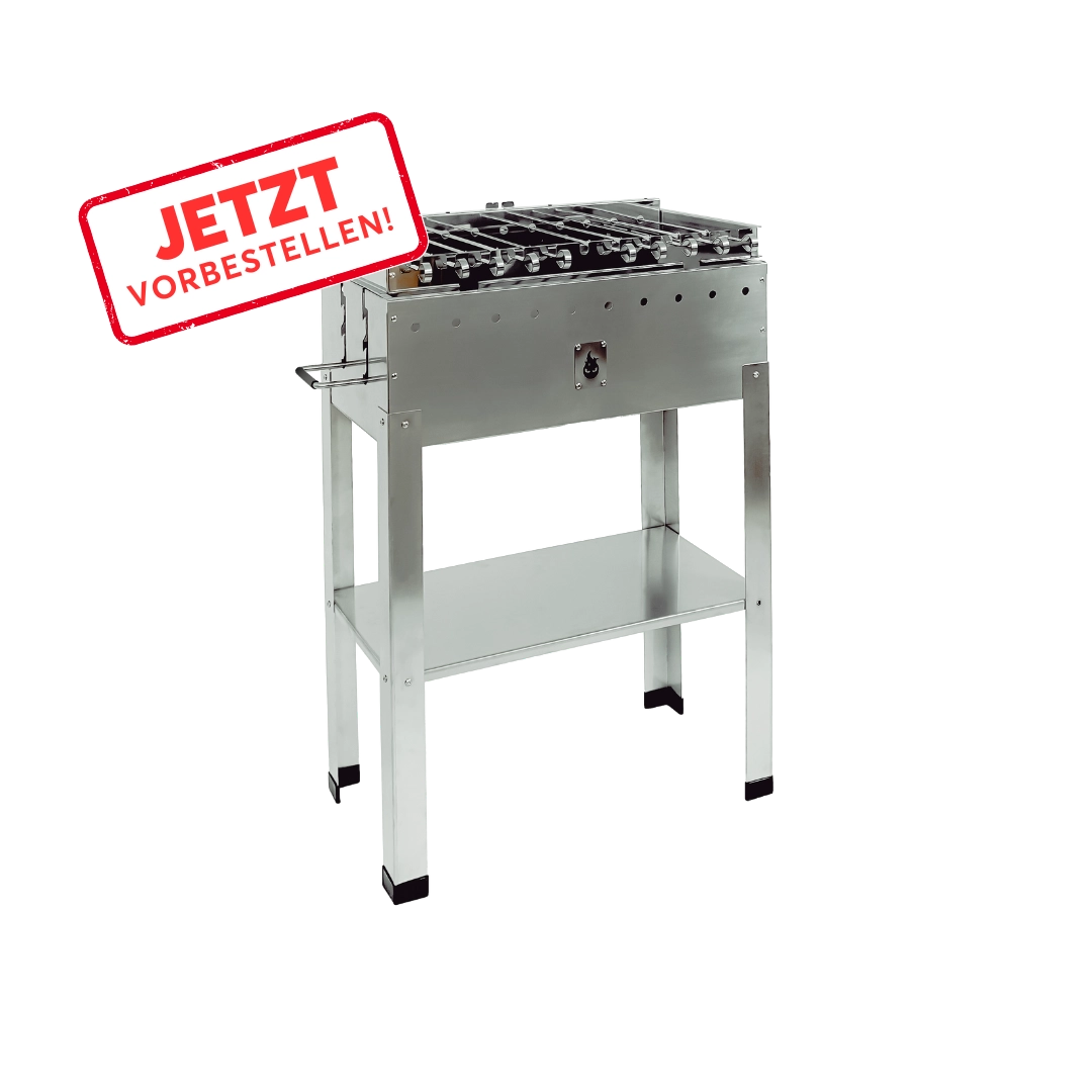 Vorbestellen: Big Gerd – Der neue Edelstahl-Mangal by Aganjok x MOESTA