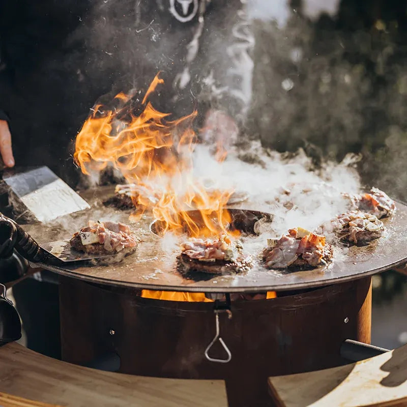 BBQ Disk Feuerplatte – inkl. Höhenversteller