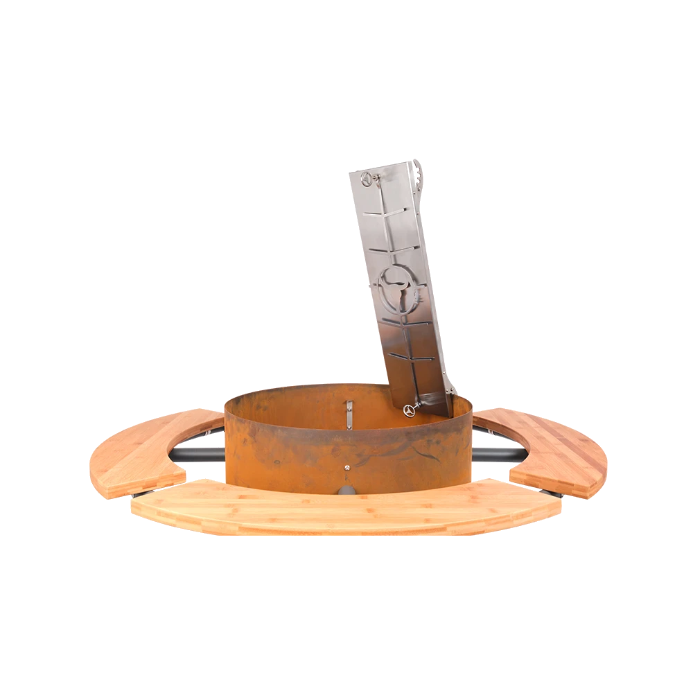 BJÖRN Flameboard – XXL Edelstahl Flammlachsbrett