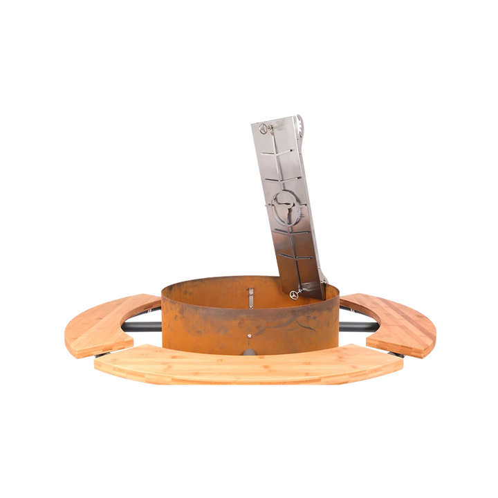 BJÖRN Flameboard – XXL Edelstahl Flammlachsbrett