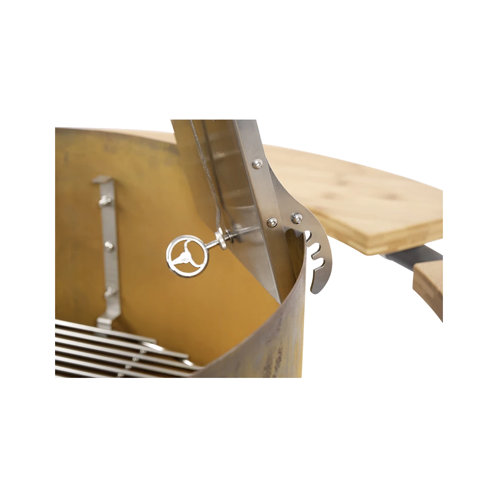 BJÖRN Flameboard – XXL Edelstahl Flammlachsbrett