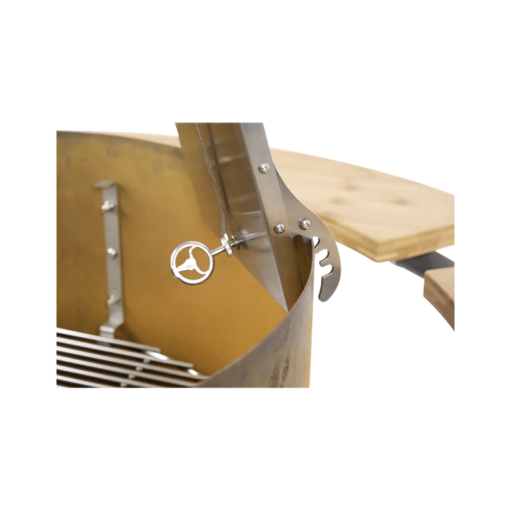 BJÖRN Flameboard – XXL Edelstahl Flammlachsbrett