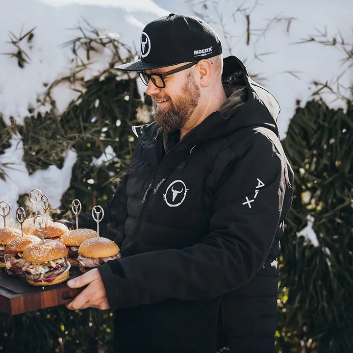 BurgerSpieß 6er Set – Edelstahl & Black Edition Burger-Spieße