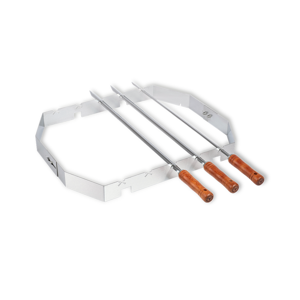 Churrasco Grillspieß – Edelstahlspieß für BBQ & Feuerplatte (10 mm / 17 mm, 75 cm / 85 cm)