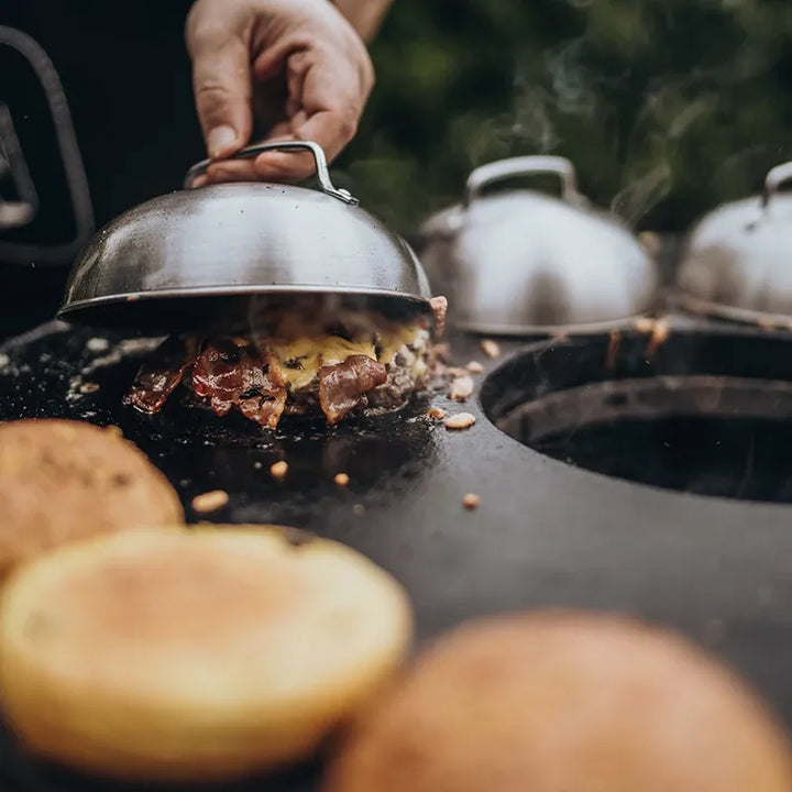 BurgerRing XL 6er Set – Die Burger-Backform aus Edelstahl