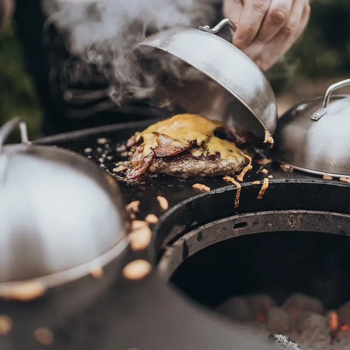 BurgerRing XL 6er Set – Die Burger-Backform aus Edelstahl