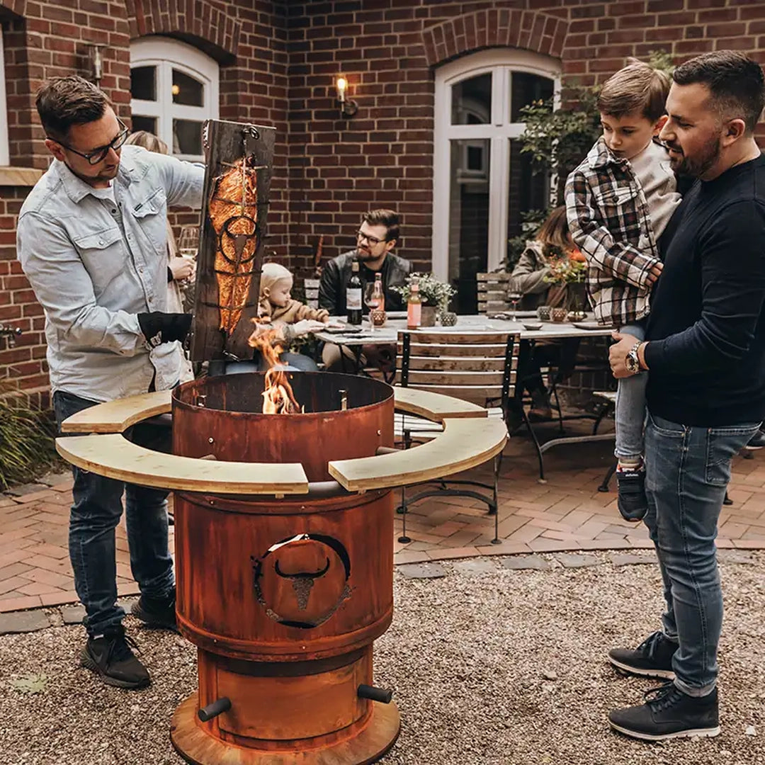 BJÖRN Flameboard – XXL Edelstahl Flammlachsbrett