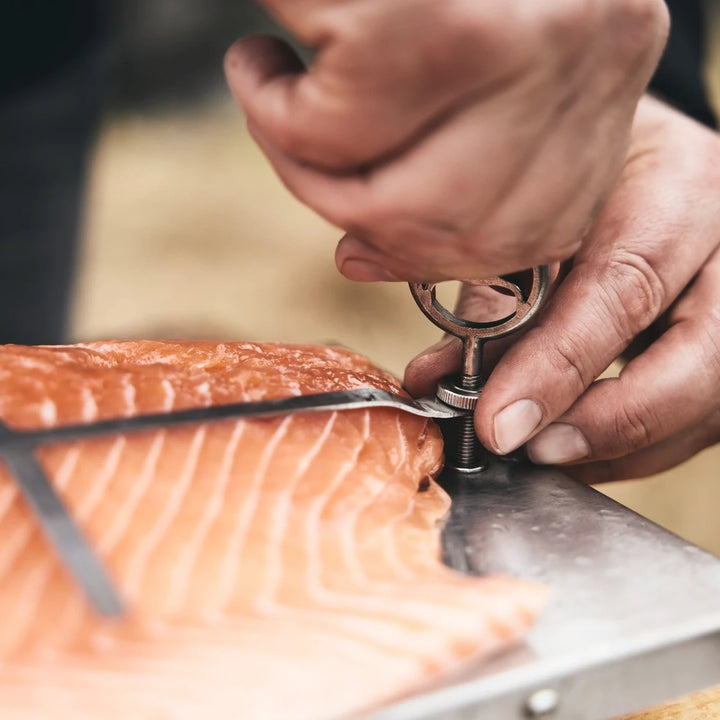 BJÖRN Flameboard – XXL Edelstahl Flammlachsbrett