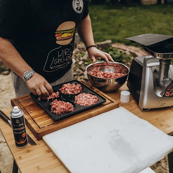 HAWK – Burgerpresse – für 4 Burger Patties