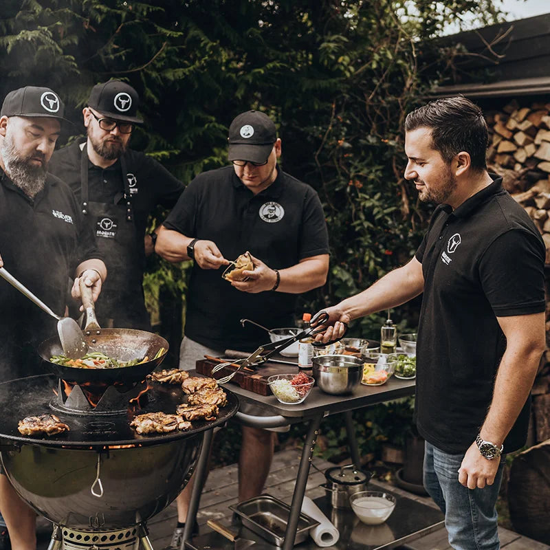 HELGA – Grillzange V-Tong – Edelstahl Zange mit Flaschenöffner – 43 cm