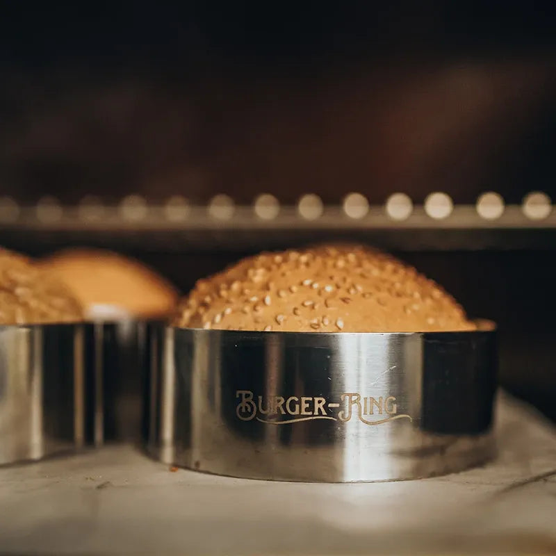 HENRY – BurgerRing 6er Set – Burger-Backform aus Edelstahl