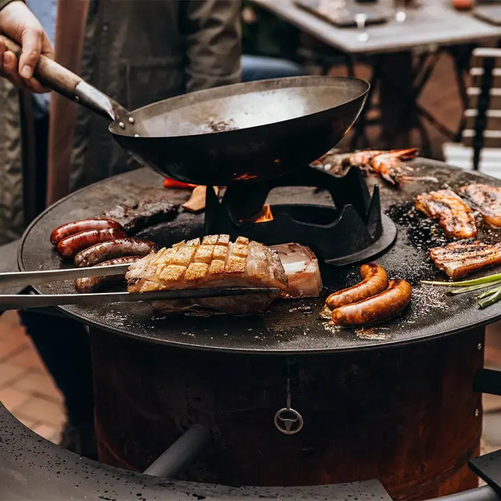 Wok-Krone für BBQ-Disk – Gusseisenaufsatz für BBQ Disk