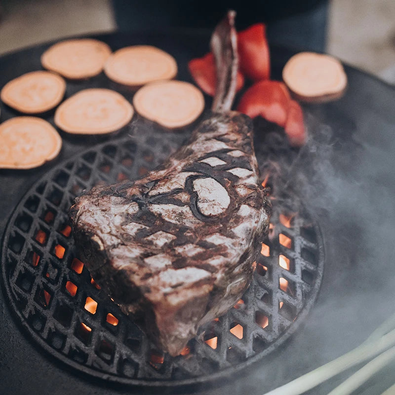 Sizzle Rost – Gusseisen-Rost für BBQ Disk