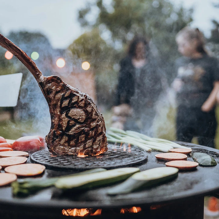 Sizzle Rost – Gusseisen-Rost für BBQ Disk