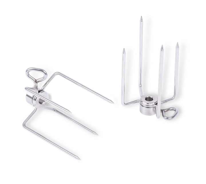 Spießgabeln 2er-Set für Rotisserie