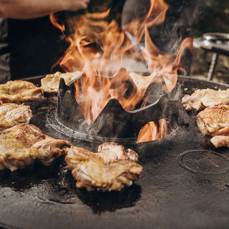 Wok-Krone für BBQ-Disk – Gusseisenaufsatz für BBQ Disk