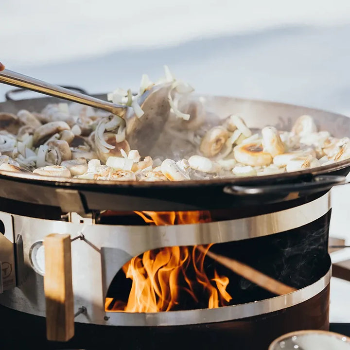 Wok Löffel – extralanger Edelstahl-Spatel 52 cm