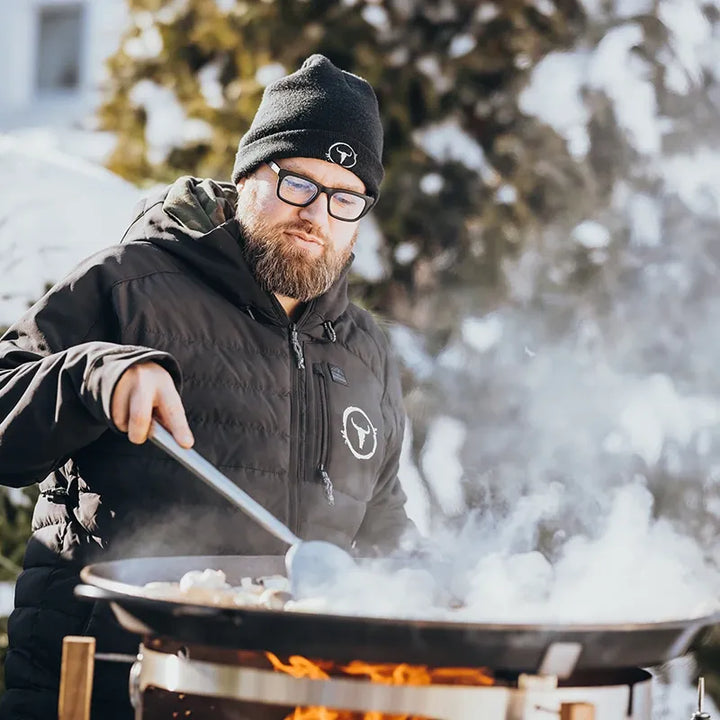 Wok Löffel – extralanger Edelstahl-Spatel 52 cm