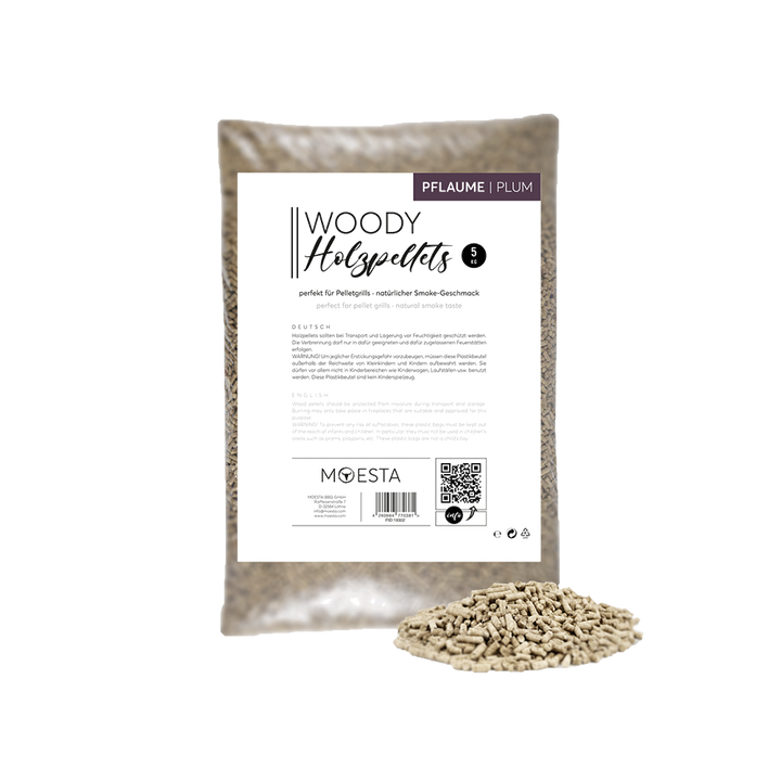 Pflaume Pellets – Hartholz süß-würziges