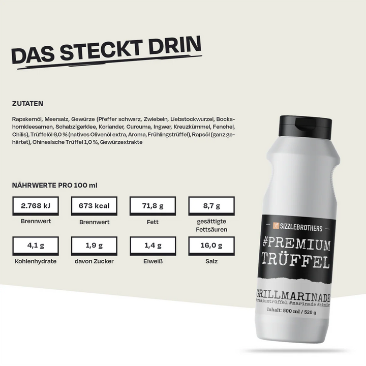 Premium Trüffel Grillmarinade